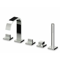 Zucchetti Aguablu Bateria wannowa 5-otworowa chrom ZA5475
