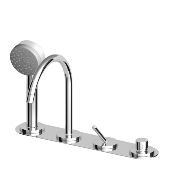 Zucchetti Isystick Bateria wannowa 4-otworowa chrom ZP1157