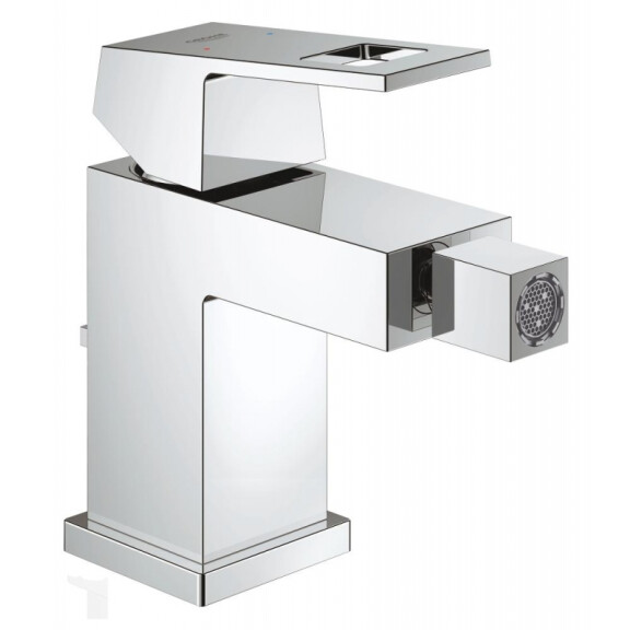 Grohe Eurocube Bateria bidetowa z zestawem odpływowym chrom 23138000