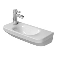 Duravit DuraStyle Umywalka mała 50x22 cm bez przelewu z otworem na baterię z prawej strony biała 0713500008
