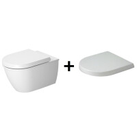 Duravit Darling New Zestaw Toaleta WC podwieszana 54x36,5 cm z deską sedesową wolnoopadającą biały 2545090000+0069890000