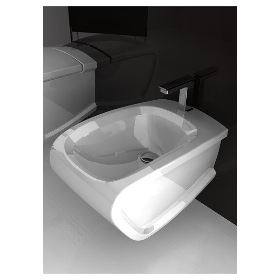 Hidra Hi-Line Bidet podwieszany 54,5x38x42 cm biały HIW14