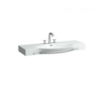 Laufen Palace Umywalka wisząca 120x51 cm z otworem na baterię biała H8127040001041