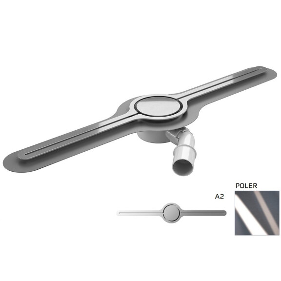 Wiper Eye-drain A2 Odpływ liniowy 120 cm poler WIPEYEDA2120POL