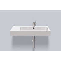Alape WT.SR800H.R Umywalka wisząca 80x47,2x12,7 cm prawa z otworem na baterię biała 4282600000