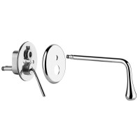 Gessi Goccia Bateria umywalkowa podtynkowa biała 33684.279