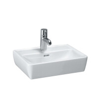 Laufen Pro Umywalka wisząca lub nablatowa 45x34 cm biała H8119520001041