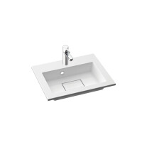 Marmorin Lira 500 Umywalka wpuszczana w blat 50x39cm biała PU054010502
