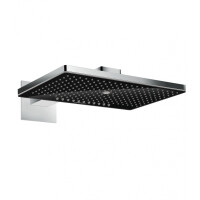 Hansgrohe Rainmaker Select Deszczownica ścienna z ramieniem prysznicowym 46x30x6,2 cm chrom/czarna 24007600