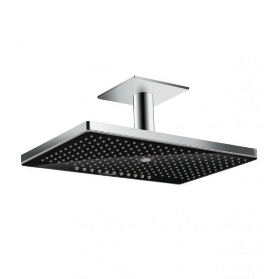 Hansgrohe Rainmaker Select Deszczownica z przyłączem sufitowym 46x30x6,2 cm chrom/czarna 24006600