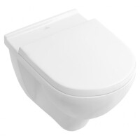 Villeroy & Boch O.Novo Toaleta WC podwieszana 36x56 cm lejowa DirectFlush bez kołnierza wewnętrznego z powłoką CeramicPlus biała Weiss Alpin 5660R0R1