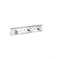 Hansgrohe RainSelect Bateria wannowo-prysznicowa podtynkowa z termostatem chrom/biała 15355400