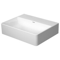 Duravit DuraSquare Umywalka wisząca 45x35 cm mała bez otworów na baterię biała 0732450070