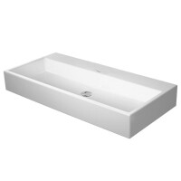 Duravit DuraSquare Umywalka wisząca 100x47 cm bez otworów na baterię biała 2353100070