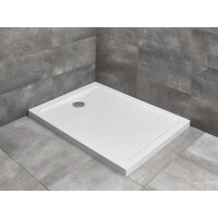 Radaway Doros Plus F Brodzik prostokątny 100x80 cm biały SDRFP1080-01