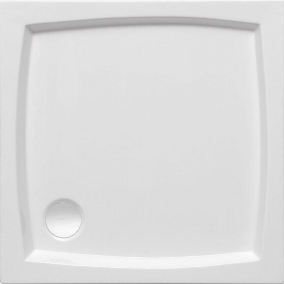 Polimat Patio Brodzik kwadratowy 80x80 cm biały 00734