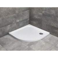 Radaway Delos A Brodzik półokrągły 80x80 cm biały SDA0808-01