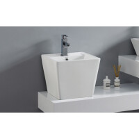 Bathco Genova B Umywalka nablatowa 42x42x35 cm biała 4059