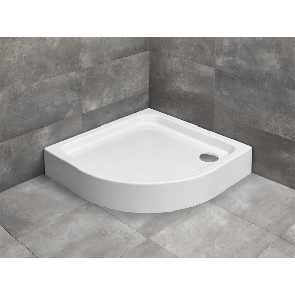 Radaway Siros A Compact Brodzik półokrągły 90x90 cm biały SBA9917-2