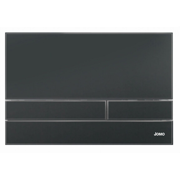 Werit/Jomo Exclusive 2.1 Przycisk WC szkło czarny mat/biały 167-37001120-00/102-000000215