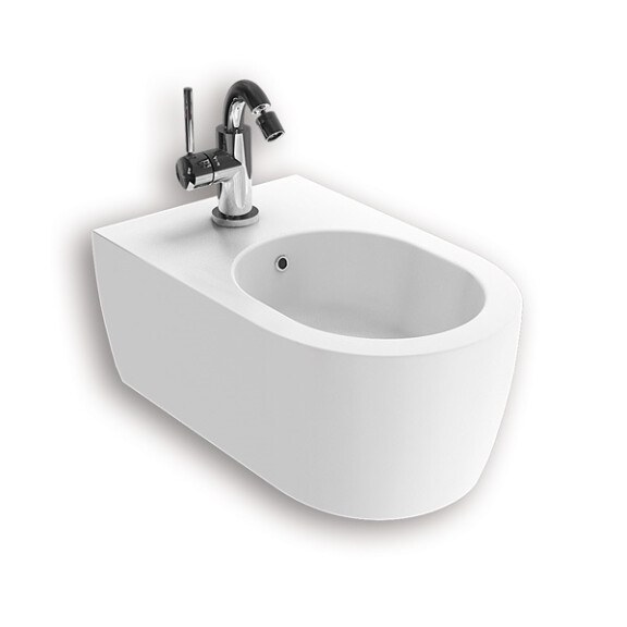 Hatria Fusion Bidet podwieszany 54x35,5 cm biały Y1D901