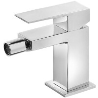 Tres Cuadro Bateria bidetowa bez korka chrom 006.120.01