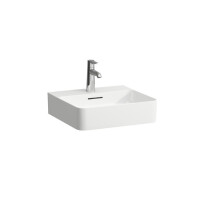 Laufen Val Umywalka wisząca mała 45x42 cm z otworem i przelewem biała H8152810001041
