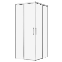 Radaway Idea KDD Drzwi prysznicowe przesuwne 80x200,5 cm prawe 387061-01-01R