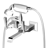 Zucchetti Bellagio Bateria wannowo-natryskowa naścienna niklowa ZB2228.C8