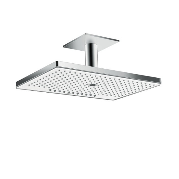 Hansgrohe Rainmaker Select 460 EcoSmart 9 l/min Głowica z przyłączem sufitowym 10 cm biała/chrom 24016400