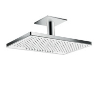 Hansgrohe Rainmaker Select 460 EcoSmart 9 l/min Deszczownica z przyłączem sufitowym 10 cm biała/chrom 24014400
