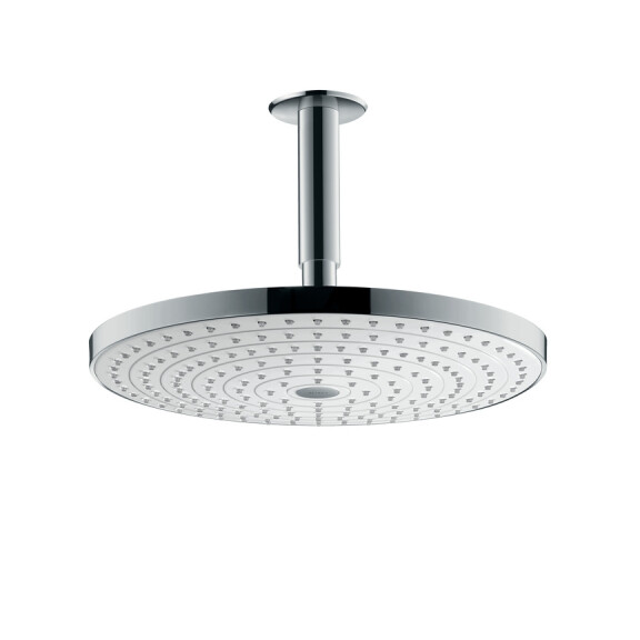 Hansgrohe Raindance Select S 300 Deszczownica z przyłączem sufitowym 10 cm biały/chrom 27337400