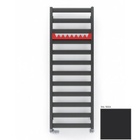 Terma Vivo Grzejnik 115x40 cm podłączenie dolne środkowe ZX czarny RAL 9004 WGVOV115040K904ZX
