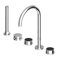 Zucchetti Savoir Bateria wannowa 5-otworowa chrom ZSA483.CC