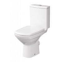 Cersanit Carina Toaleta WC kompaktowa CleanOn 67x36,5 cm z deską sedesową wolnoopadającą biała K31-044