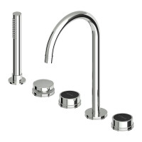 Zucchetti Savoir Bateria wannowa 5-otworowa chrom ZSV483.CC
