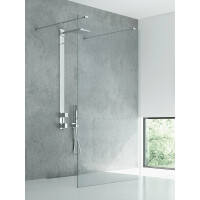 New Trendy New Modus Walk-in Kabina prysznicowa prostokątna 130x120x200 cm z powłoką Active Shield profile chrom szkło przezroczyste EXK-0038