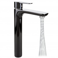 Valvex Dali Black Bateria umywalkowa wysoka czarna 2447917