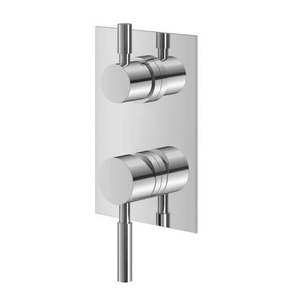 Kohlman Roxin Bateria wannowo-prysznicowa podtynkowa 3-drożna chrom QW211R