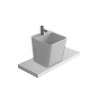 Hatria G-Full Umywalka nablatowa 48x40x44 cm biała YXG801