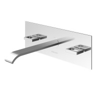 Kohlman Nexen-S Bateria umywalkowa podtynkowa 20 cm chrom SQW198U-20CM