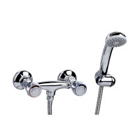 Valvex Class Bateria prysznicowa natynkowa z zestawem prysznicowym chrom 2446040