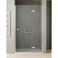 New Trendy Reflexa Drzwi wnękowe 120x200 cm z powłoką Active Shield profile chrom szkło przezroczyste EXK-1212