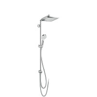 Hansgrohe Crometta E 240 Reno EcoSmart Zestaw prysznicowy natynkowy z deszczownicą chrom 27289000