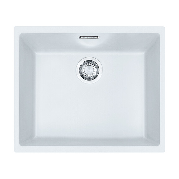 Franke Sirius SID 110-50 Zlewozmywak kompozytowy jednokomorowy 52,5x44 cm biały polarny 125.0331.033