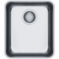 Franke Aton ANX 110-34 Zlewozmywak stalowy jednokomorowy 37x43 cm jedwab 122.0204.647