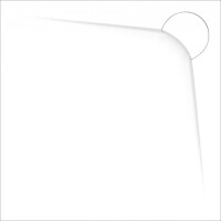 Vayer Boomerang Brodzik kwadratowy 100x100x3 cm biały 100.100.002.2-6.0.0.0