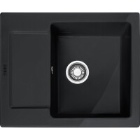 Franke Maris MRK 611-62 Zlewozmywak ceramiczny jednokomorowy 62x51 cm z ociekaczem onyx 124.0379.958