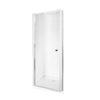 Besco Sinco Drzwi prysznicowe uchylne 90x195 cm profile chrom szkło przezroczyste DS-90
