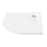 Besco Asco Ultraslim Brodzik półokrągły 80x80x2 cm biały BMAS-80